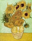 Sunflowers Canvas Paintings - Sunflowers